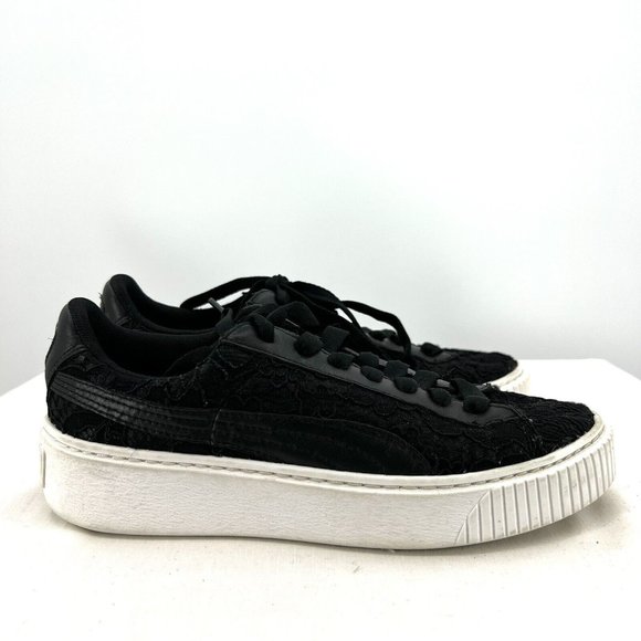 Puma Shoes - Puma Black Lace Women’s Sneakers Size 7.5